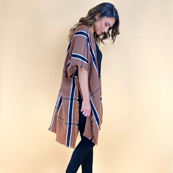 NWT Camel Brown Kimono - Picture 4 of 4